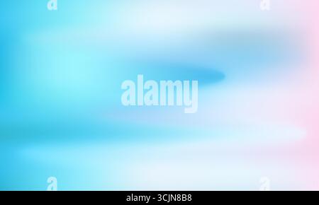 Abstrakter Hintergrund mit weichem Blau und rosafarbenem Farbverlauf Stock Vektor