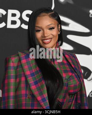 Elmont, USA. September 2025. GloRilla nimmt am 7. September 2025 an den MTV Video Music Awards 2025 in der UBS Arena in Elmont, New York Teil. Foto: C Flanigan/imageSPACE Credit: Imagespace/Alamy Live News Stockfoto