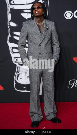 Elmont, Usa. September 2025. ELMONT, NASSAU COUNTY, NEW YORK, USA – 7. SEPTEMBER 2025: Gunna kommt zu den MTV Video Music Awards, die am 7. September 2025 in Elmont, Nassau County, New York, USA, in der UBS Arena stattfanden. (Foto: Jorge Estrellado/Image Press Agency) Credit: Image Press Agency/Alamy Live News Stockfoto