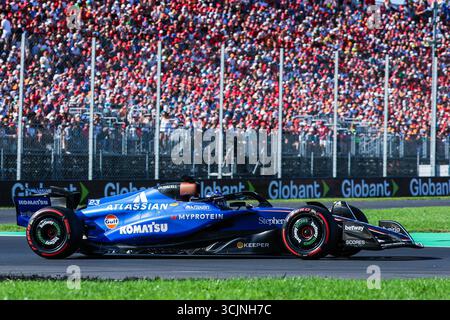 Monza, Italien. September 2025. Alexander Albon aus Thailand und Atlassian Williams Racing FW47 (23), die während des Formel 1 Grand Prix von Italien 2025 gesehen wurden - Qualifikation beim Autodromo Nazionale Monza Credit: dpa/Alamy Live News Stockfoto