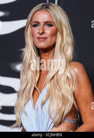 Elmont, Usa. September 2025. ELMONT, NASSAU COUNTY, NEW YORK, USA - SEPTEMBER 07: Nicky Hilton Rothschild kommt bei den MTV Video Music Awards 2025 an, die am 7. September 2025 in Elmont, Nassau County, New York, USA, in der UBS Arena stattfinden. (Foto: Jorge Estrellado/Image Press Agency) Credit: Image Press Agency/Alamy Live News Stockfoto