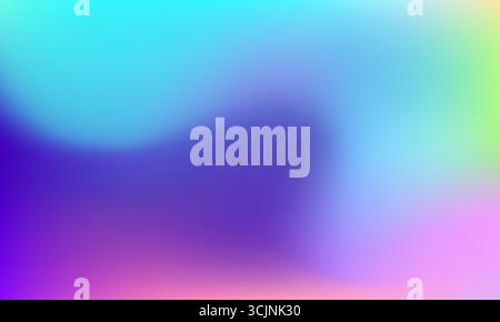 Weicher verlaufender Hintergrund mit wirbelnden Farben von Blau-Lila-Rosa und Grün Stock Vektor