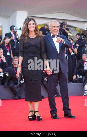 Venise, Venetie, ITALIEN. September 2025. Venedig, Italien. September 2025. ALBERTO BARBERA nimmt am 06. September 2025 am Abschlussfeiertag des 82. Internationalen Filmfestivals von Venedig im Lido in Venedig Teil (Foto: © Laurent Lairys/ZUMA Press Wire). NUR ZUR REDAKTIONELLEN VERWENDUNG! Nicht für kommerzielle ZWECKE! Stockfoto
