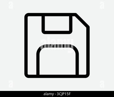 Computer Datei Zeile Speichern Symbol Digitales Dokument Diskette Speicherordner Speicher Festplattenspeicher Backup Kopie Cloud-Speicher Altes Retro-Grafik-Symbol Stock Vektor