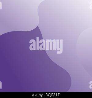 Fluide Purple Gradient: Abstraktes Hintergrunddesign Stock Vektor
