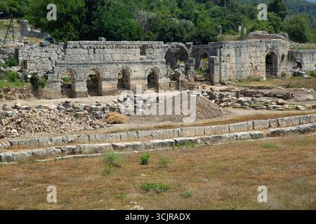 Ruinen Von Tlos, Antike Lykische Stadt, Provinz Mugla, Türkei Stockfoto