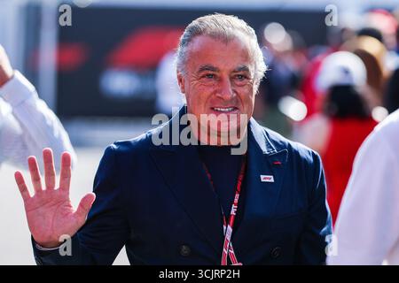 Monza, Italien. September 2025. Jean Alesi beim Formel 1 Grand Prix von Italien 2025 - Rennen beim Autodromo Nazionale Monza Credit: dpa/Alamy Live News Stockfoto