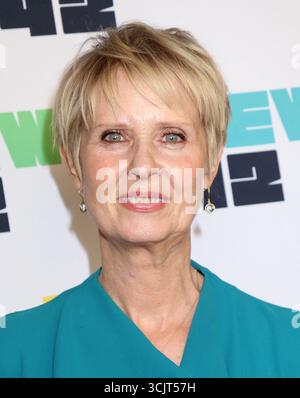 New York City, USA. September 2025. Cynthia Nixon nahm am 25. Jahrestag der New 42 Studios am 8. September 2025 in New 42 Studios in New York City Teil © Steven Bergman/AFF-USA.COM Credit: AFF/Alamy Live News Stockfoto