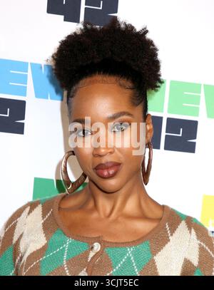 New York City, USA. September 2025. Marija Abney nahm am 25. Jahrestag der New 42 Studios in New 42 Studios am 8. September 2025 in New York City Teil © Steven Bergman/AFF-USA.COM Credit: AFF/Alamy Live News Stockfoto