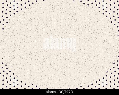 Netter blauer Polka Dot Kunsthintergrund auf grau-rosa Hintergrund für Schreibwaren und Werbung, Kosmetik, Hochzeitseinladungen, Grußkarten.Vektor Stock Vektor