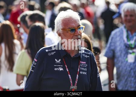BRIATORE Flavio (ita), Alpine F1 Team, Porträt während des Formel 1 Grand Premio dÂ??Italia 2025, Grand Prix von Italien 2025, 16. Runde der FIA Formel-1-Weltmeisterschaft 2025 vom 5. Bis 7. September 2025 auf dem Autodromo Nazionale Monza in Monza, Italien Stockfoto