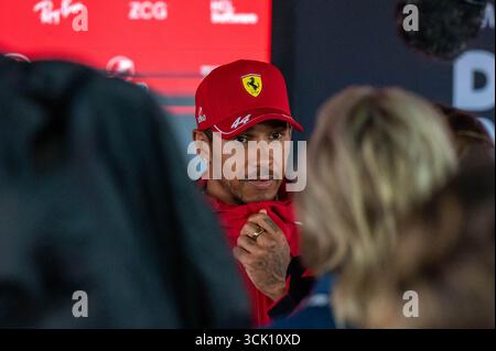Dutch GP F1 2025 am 31 2025. August in Zandvoort, Niederländisch – Formel 1 Lewis Hamilton Pilot für Ferrari Stockfoto