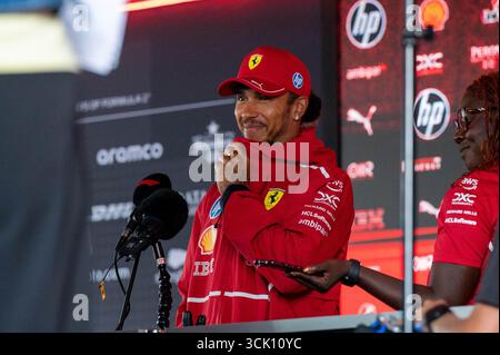Dutch GP F1 2025 am 31 2025. August in Zandvoort, Niederländisch – Formel 1 Lewis Hamilton Pilot für Ferrari Stockfoto
