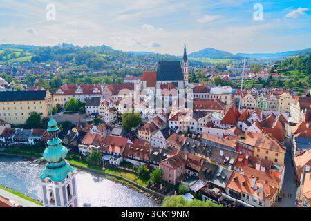 Ceski Krumlov Stockfoto