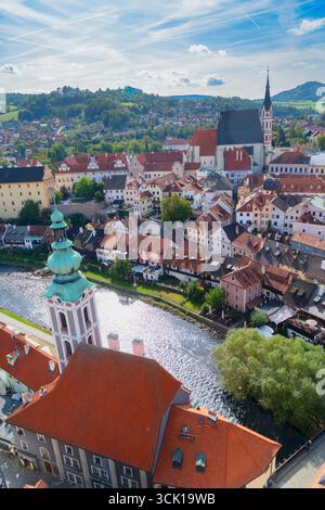 Ceski Krumlov Stockfoto