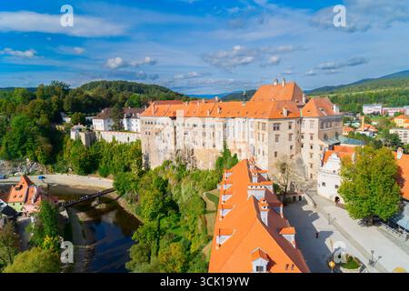 Ceski Krumlov Stockfoto