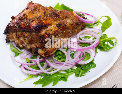 Gebratenes Schweinefleisch Stockfoto