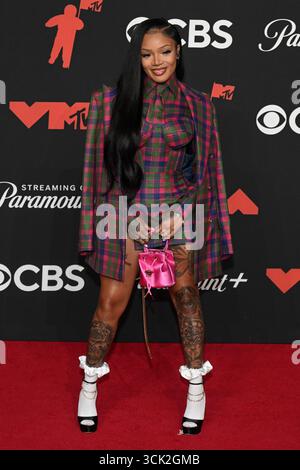 Elmont, USA. September 2025. GloRilla nimmt am 7. September 2025 an den MTV Video Music Awards 2025 in der UBS Arena in Elmont, New York Teil. Foto: C Flanigan/imageSPACE Credit: Imagespace/Alamy Live News Stockfoto