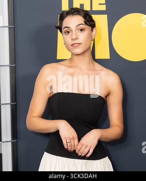 New York, USA. September 2025. Gabrielle Policano nimmt am 9. September 2025 bei Apple TV „The Morning Show“ Staffel 4 TV Show Premiere im MoMA in New York, NY, Teil. (Foto: Lev Radin/SIPA USA) Credit: SIPA USA/Alamy Live News Stockfoto