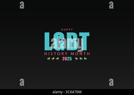 Zu Ehren unserer Helden Ein Blick auf den Monat LGBT-Geschichte Stock Vektor