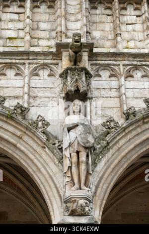 Ritter der Adelshäuser von Brüssel im Brüsseler Rathaus Stockfoto