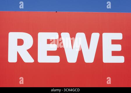REWE Marken-Discount, Logo, Deutschland Stockfoto