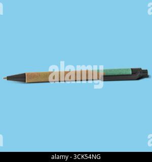 Ein einfacher Stift mit strukturierter Oberfläche zum Schreiben und Zeichnen. Stockfoto