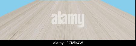 Eine strukturierte Oberfläche, die Holz ähnelt, mit einer hellen Farbe und linearen Mustern. Stockfoto
