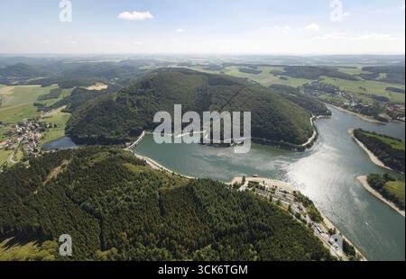 Nationalpark Diemelsee, Buchenwälder, UNESCO-Weltkulturerbe, Willingen (Hochland), Sauerland, Waldecker Land, Naturpark Diemelsee, Hessen, Stockfoto