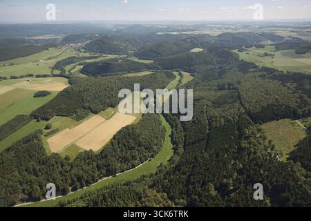 Nationalpark Diemelsee, Buchenwälder, UNESCO-Weltkulturerbe, Willingen (Hochland), Sauerland, Waldecker Land, Naturpark Diemelsee, Hessen, Stockfoto