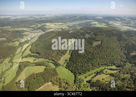 Nationalpark Diemelsee, Buchenwälder, UNESCO-Weltkulturerbe, Willingen (Hochland), Sauerland, Waldecker Land, Naturpark Diemelsee, Hessen, Stockfoto