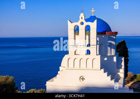 Die Kirche Panagia Poulati, Sifnos, Kykladen, Griechenland Stockfoto