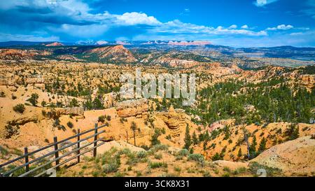 Bryce Canyon National Park Hoodoos Forests und Plateau Utah Stockfoto