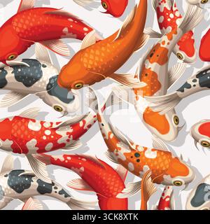 Nahtloses Muster mit normalem Stil Stock Vektor