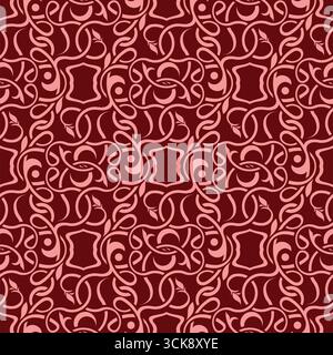 Nahtloses Muster mit normalem Stil Stock Vektor