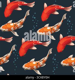 Nahtloses Muster mit normalem Stil Stock Vektor