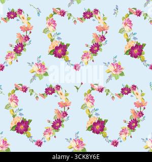 Nahtloses Muster mit normalem Stil Stock Vektor