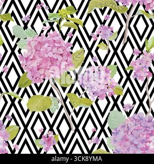 Nahtloses Muster mit normalem Stil Stock Vektor