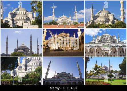 Sultan Ahmed blaue Moschee in Istanbul, Türkei Stockfoto