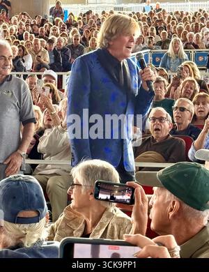 9/2025 Hiolmdel, NJ Hermans Hermits Frontmann Peter Noone tritt im PNC Bank Arts Center John Barrett/PHOTOlink auf Stockfoto