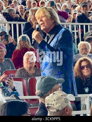 9/2025 Hiolmdel, NJ Hermans Hermits Frontmann Peter Noone tritt im PNC Bank Arts Center John Barrett/PHOTOlink auf Stockfoto