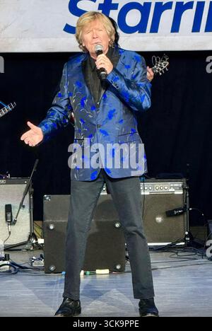 9/2025 Hiolmdel, NJ Hermans Hermits Frontmann Peter Noone tritt im PNC Bank Arts Center John Barrett/PHOTOlink auf Stockfoto