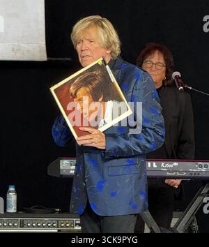 9/2025 Hiolmdel, NJ Hermans Hermits Frontmann Peter Noone tritt im PNC Bank Arts Center John Barrett/PHOTOlink auf Stockfoto