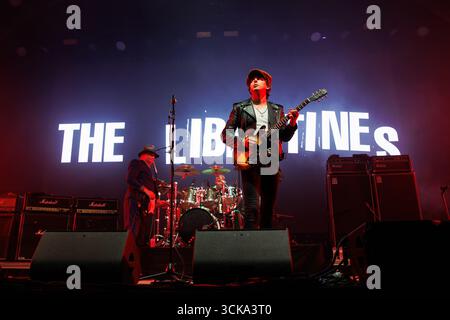 Barcelona, Spanien. Juli 2023. Die Libertines treten in Barcelona auf. Stockfoto