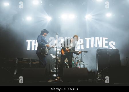 Barcelona, Spanien. Juli 2023. Die Libertines treten in Barcelona auf. Stockfoto