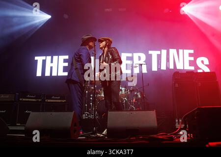 Barcelona, Spanien. Juli 2023. Die Libertines treten in Barcelona auf. Stockfoto