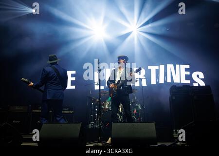 Barcelona, Spanien. Juli 2023. Die Libertines treten in Barcelona auf. Stockfoto