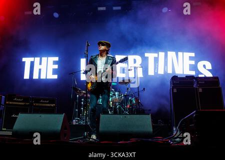 Barcelona, Spanien. Juli 2023. Die Libertines treten in Barcelona auf. Stockfoto