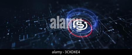 Cashflow-Konzept: Verwaltung von zu- und Abflüssen für Finanzstabilität. Stockfoto