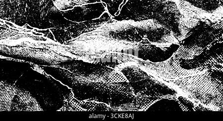 Abstrakte, gewebte Nylon-Camouflage mit Pixeleffekt für sportlichen Hintergrund. Stock Vektor